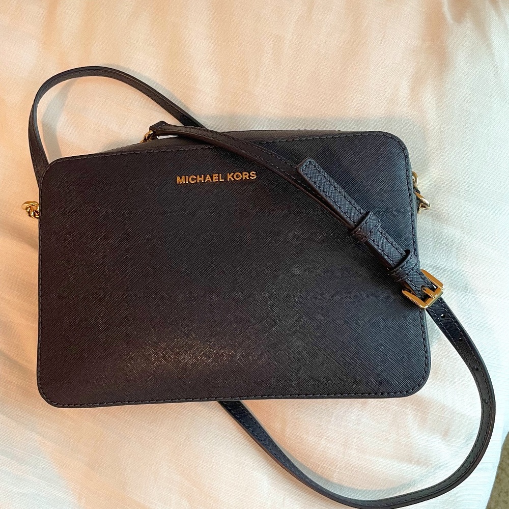 Michael Kors East West Crossbody Navy